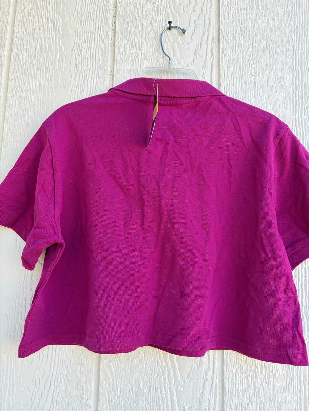 Wild Fable Women’s Cropped Polo Shirt in Bright Magenta Size XL - Picture 13 of 15